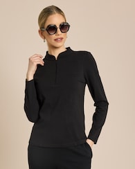 Produktabbildung für Shirt-Bluse aus Jersey