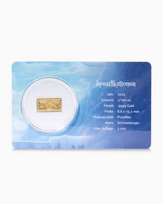 Produktabbildung 2 für Goldbarren Schneekönigin