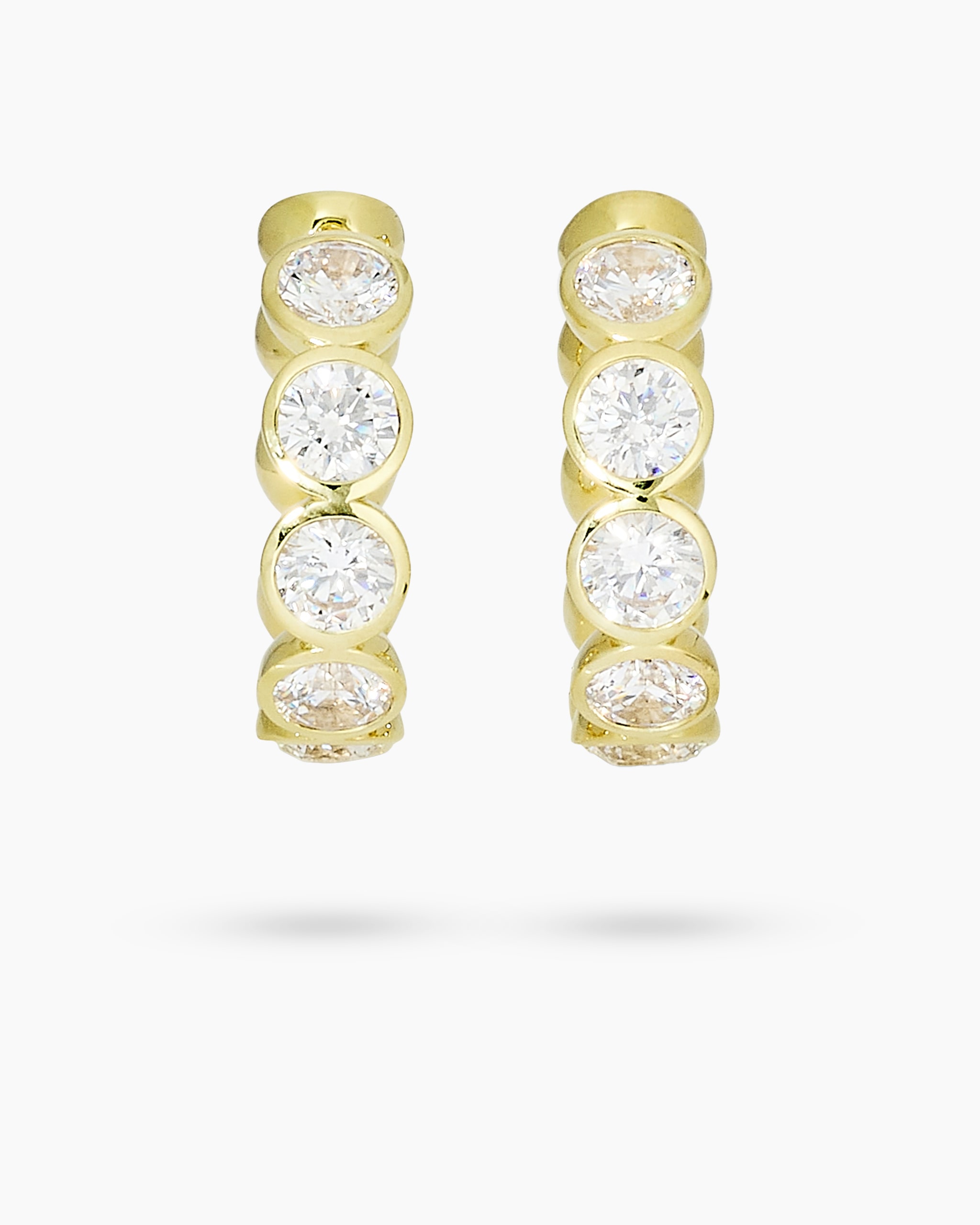 Produktabbildung für Creolen mit Zirkonia