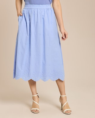 Produktabbildung 2 für Rock mit floraler Stickerei