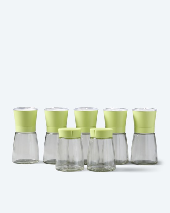 Produktabbildung für Manuelles Gewürzmühlenset 7tlg.