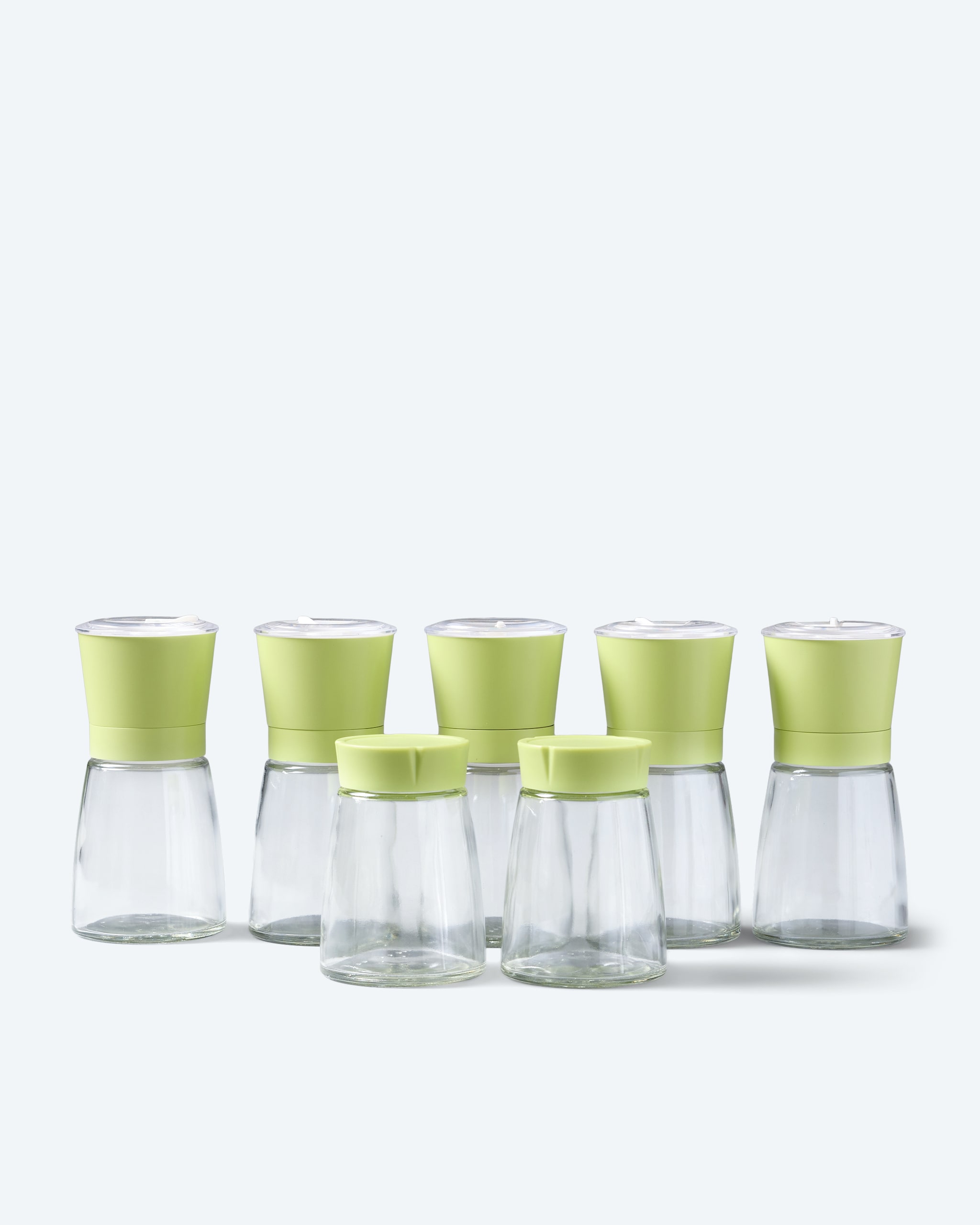 Produktabbildung für Manuelles Gewürzmühlenset 7tlg.
