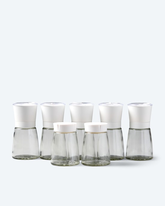 Produktabbildung für Manuelles Gewürzmühlenset 7tlg.