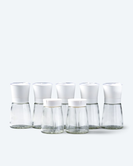 Produktabbildung für Manuelles Gewürzmühlenset 7tlg.