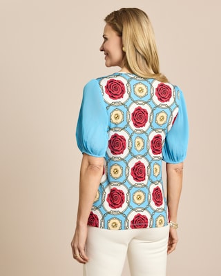 Produktabbildung 4 für Shirt mit Plissée Ärmel und Print