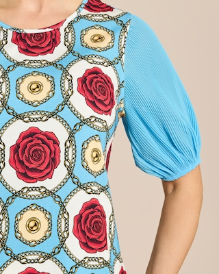 Produktabbildung 5 für Shirt mit Plissée Ärmel und Print