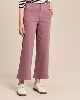 Produktabbildung für Wide Leg Jeans aus Baumwoll-Modal