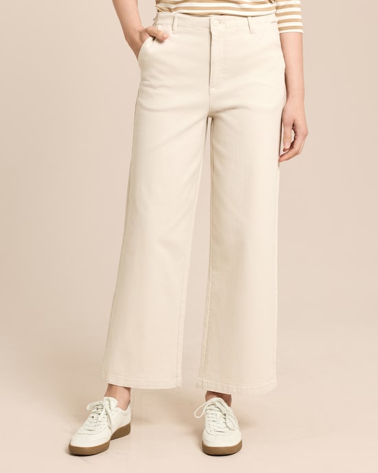 Produktabbildung für Wide Leg Jeans aus Baumwoll-Modal
