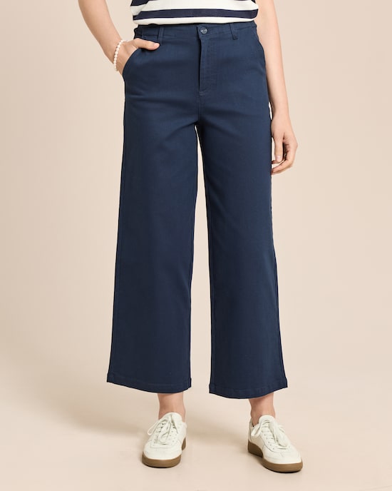 Produktabbildung für Wide Leg Jeans aus Baumwoll-Modal