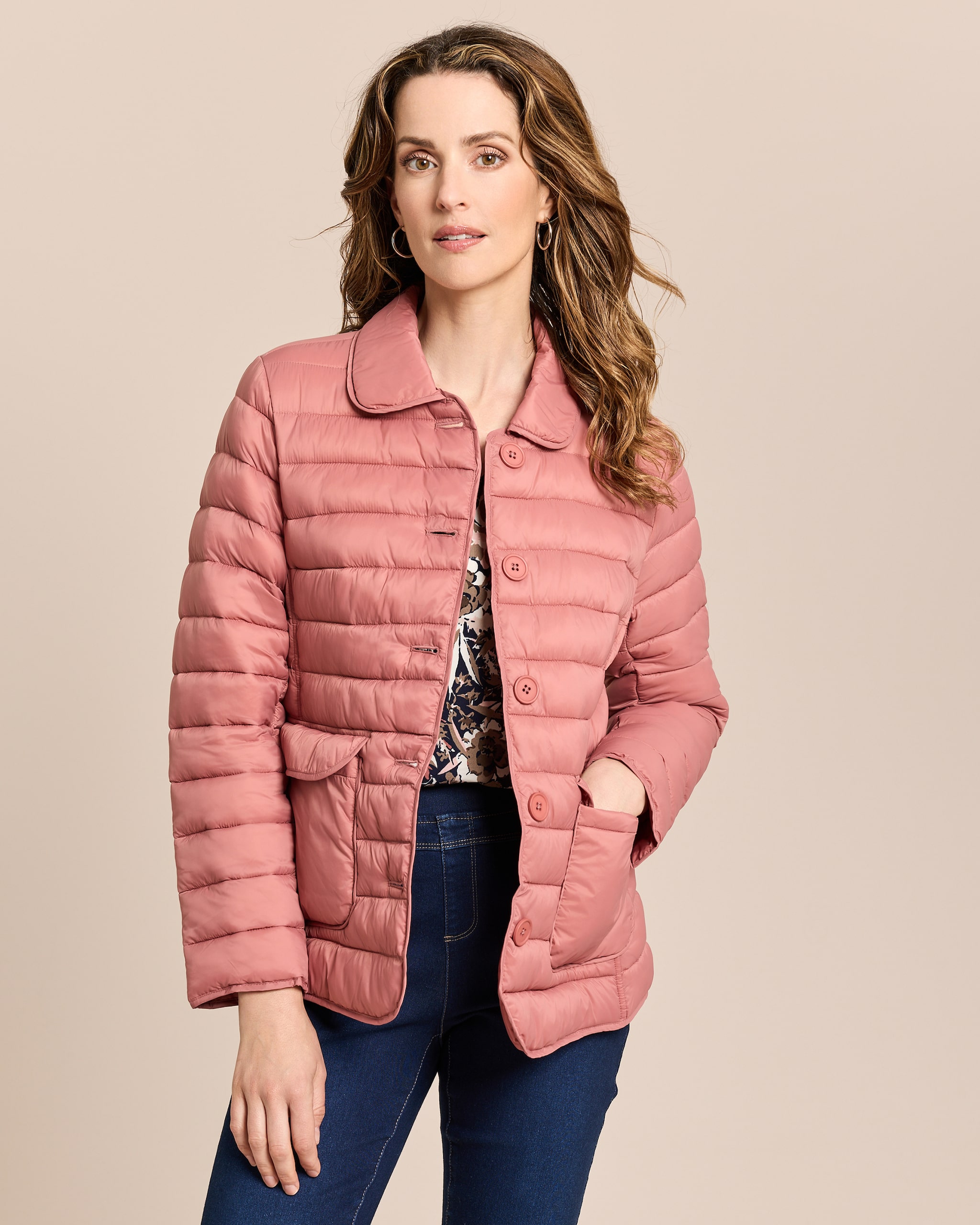 Produktabbildung für Übergangsjacke aus leichtem Stepp