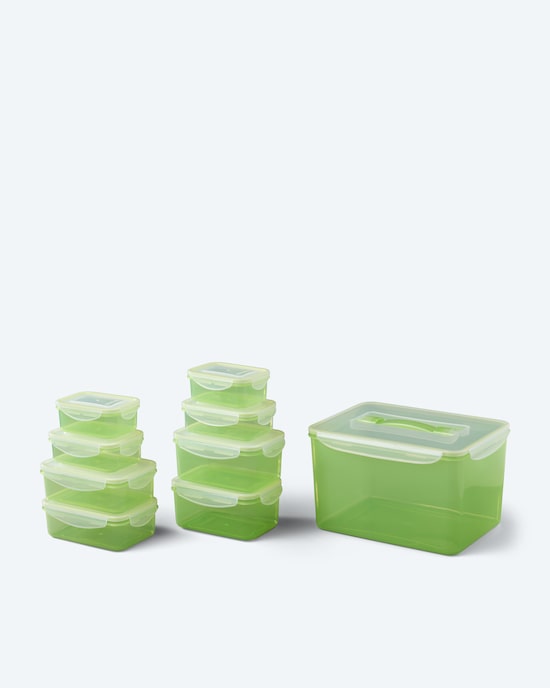Produktabbildung für Vorratsdosen-Set antibakteriell, 9tlg.