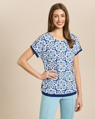 Produktabbildung 2 für Shirt mit Fliesen-Print