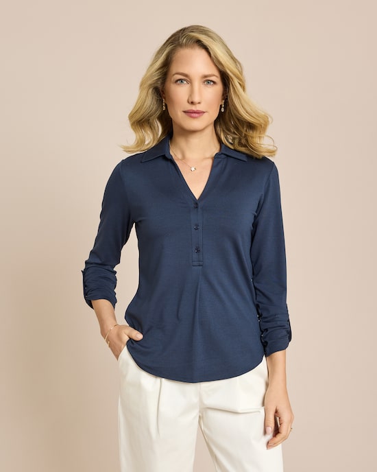 Produktabbildung für Shirt mit Kragen