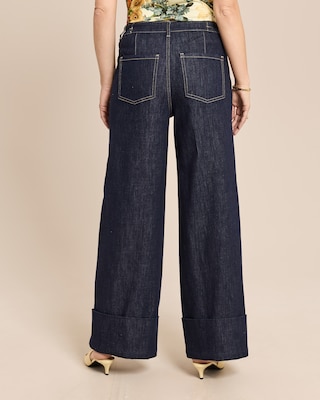 Produktabbildung 4 für Extra-Wide Leg Jeans mit Umschlag