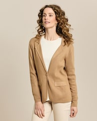 Produktabbildung für Strickblazer mit Revers