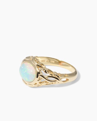 Produktabbildung 2 für Ring mit Kristallopal