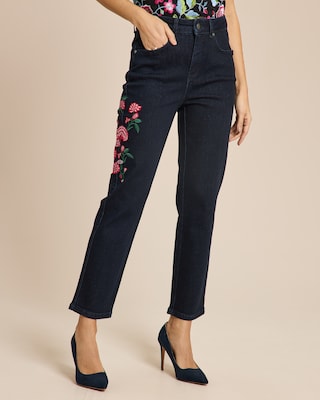 Produktabbildung 1 für Slim Fit Jeans mit Stickerei