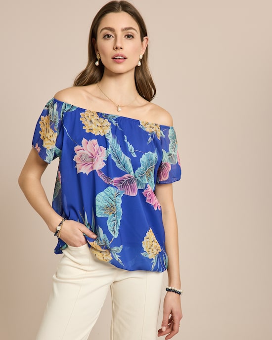 Produktabbildung für Tunika mit Carmenausschnitt