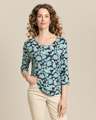 Produktabbildung für Shirt mit Paisley-Alloverdruck