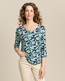 Produktabbildung für Shirt mit Paisley-Alloverdruck
