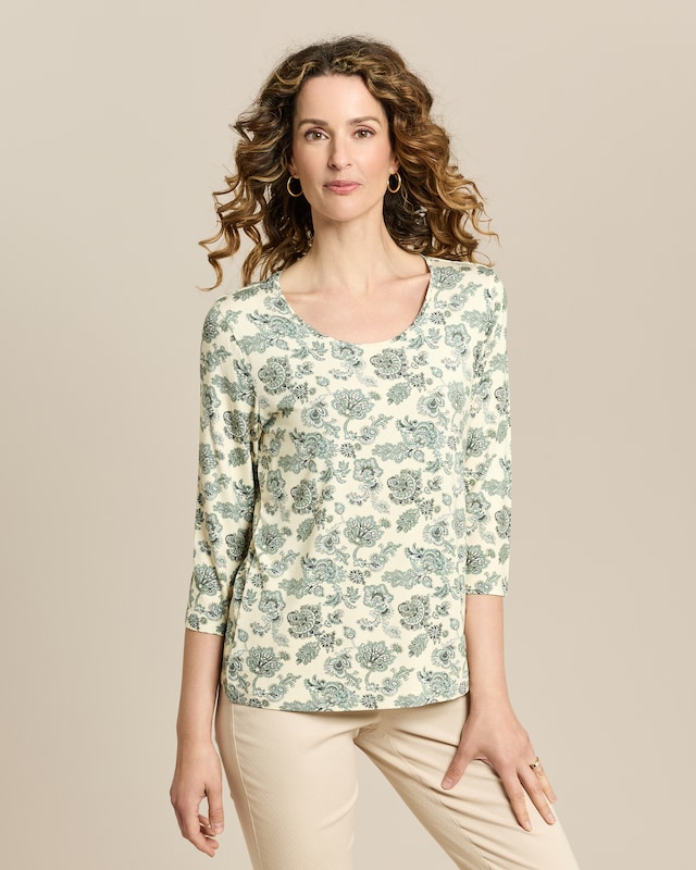 Shirt mit Paisley-Alloverdruck