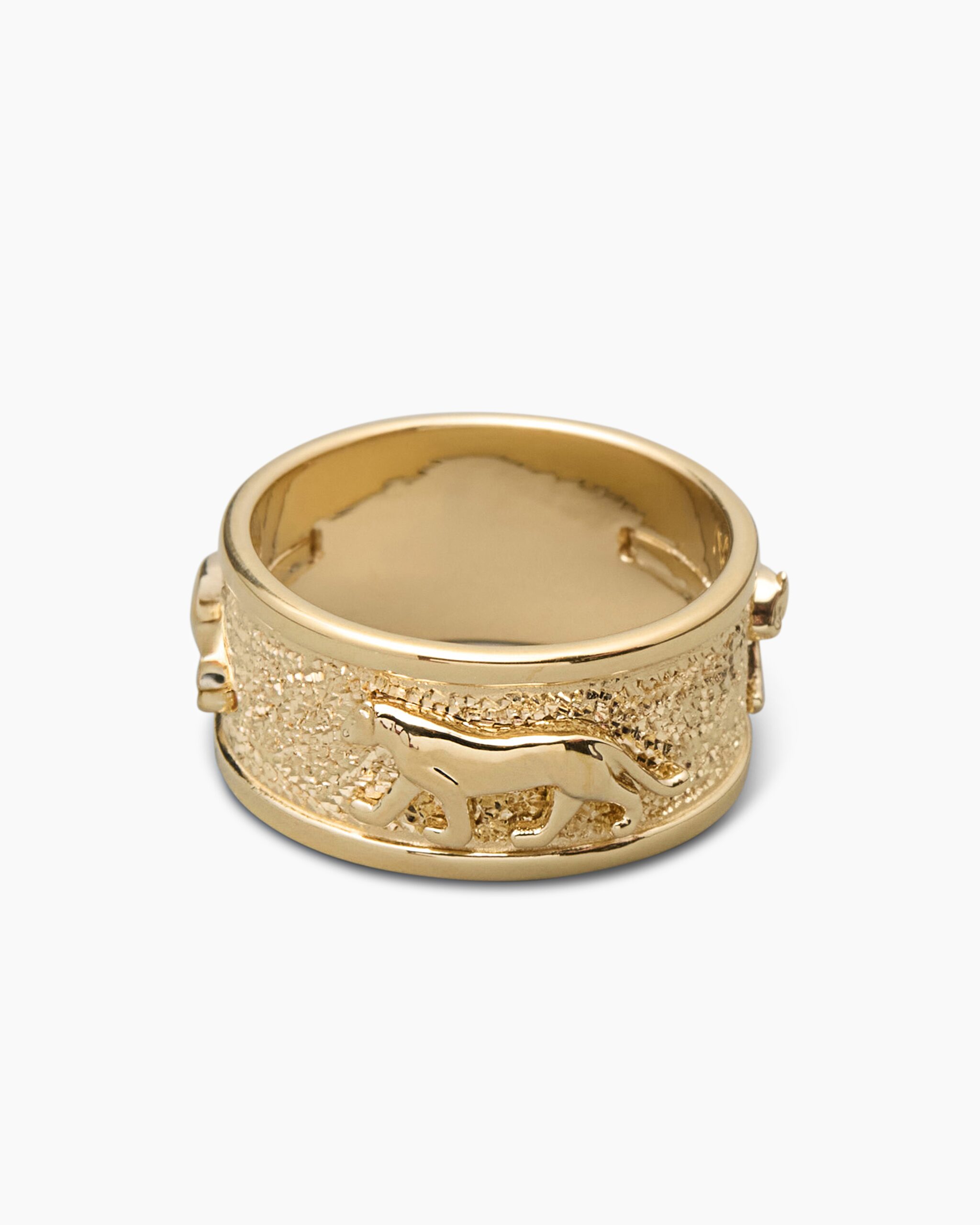 Produktabbildung für Ring mit Panther-Motiv
