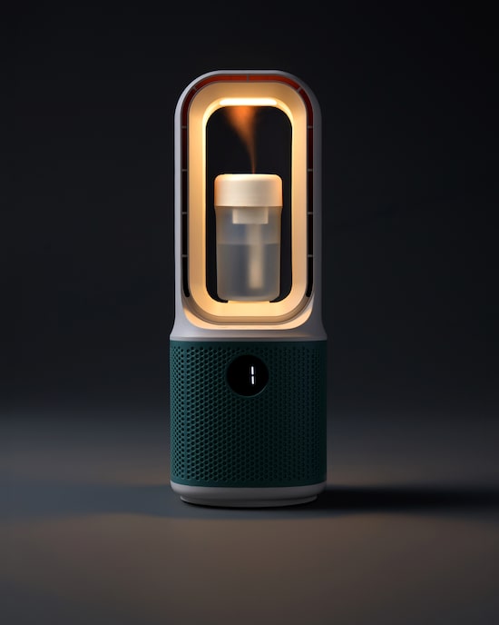 Produktabbildung für Akku-Ventilator mit Ambiente-Licht