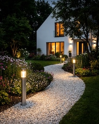 Produktabbildung für Solar-Standleuchte mit Bewegungs-Sensor