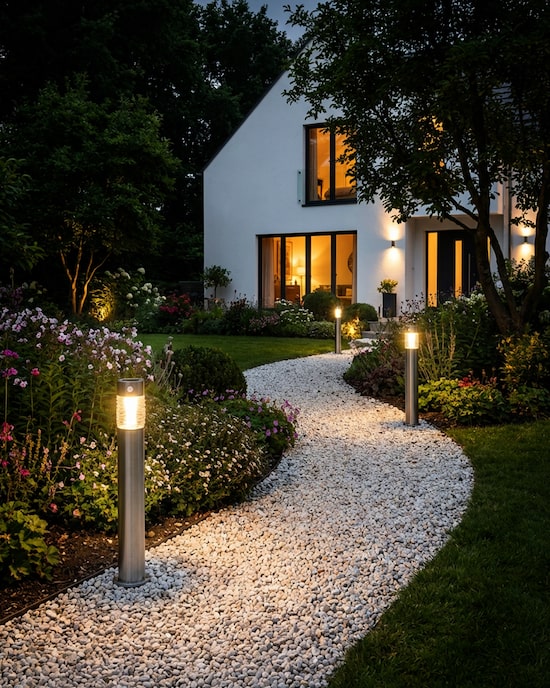 Produktabbildung für Solar-Standleuchte mit Bewegungs-Sensor