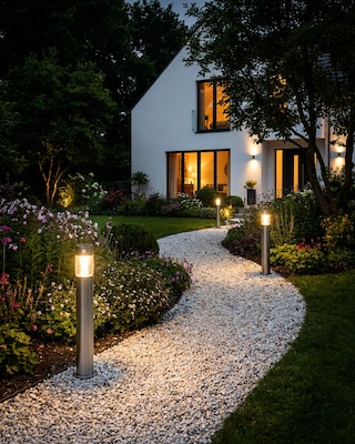 Produktabbildung 1 für Solar-Standleuchte mit Bewegungs-Sensor