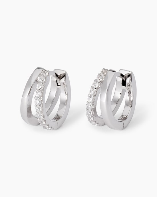 Produktabbildung für Creolen mit Zirkonia