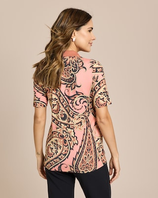 Produktabbildung 4 für Poloshirt mit Paisleymuster