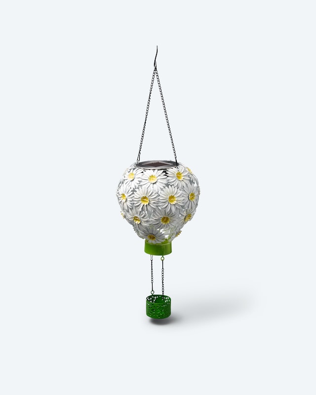 LED-Solar-Hängeleuchte "Margerite"