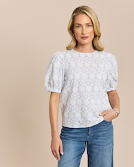 Produktabbildung für Bluse mit floralem Print