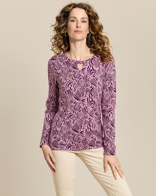 Produktabbildung für Pullover bedruckt mit Key-Hole