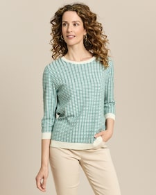 Produktabbildung für Pullover mit Rundhalsausschnitt