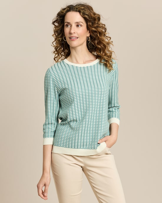 Produktabbildung für Pullover mit Rundhalsausschnitt
