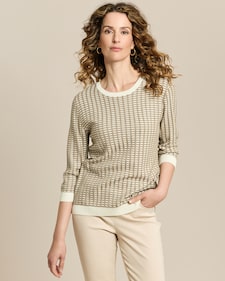 Produktabbildung für Pullover mit Rundhalsausschnitt