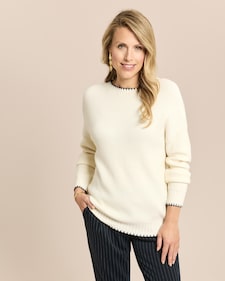 Produktabbildung für Pullover im Patentstrick & Dekostich