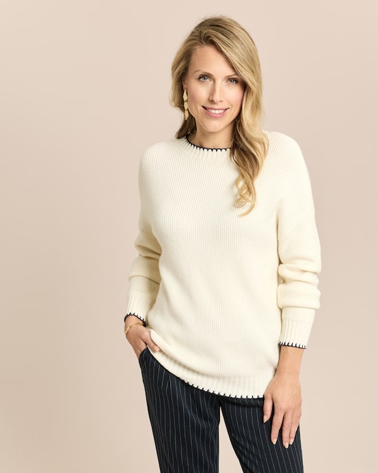 Produktabbildung für Pullover im Patentstrick & Dekostich