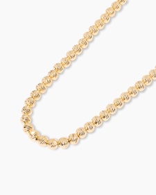 Produktabbildung für Kugelcollier mit diamantierten Kugeln