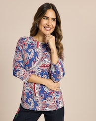 Produktabbildung für AP Shirt mit Paisleydruck