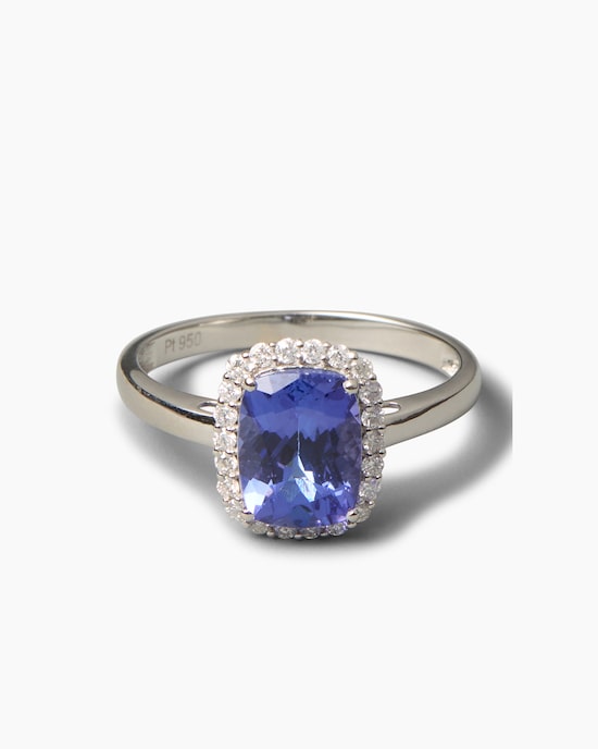 Produktabbildung für Ring mit Tansanit AAAA+ und Brillanten