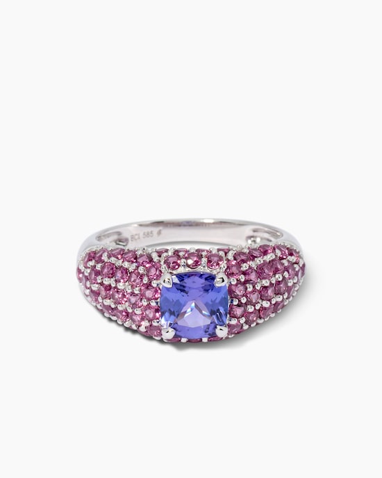 Produktabbildung für Ring mit Tansanit & Rhodolith