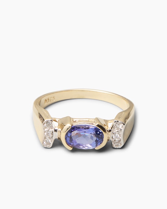 Produktabbildung für Ring mit Tansanit & Brillanten