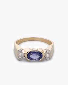 Produktabbildung für Ring mit Tansanit & Brillanten