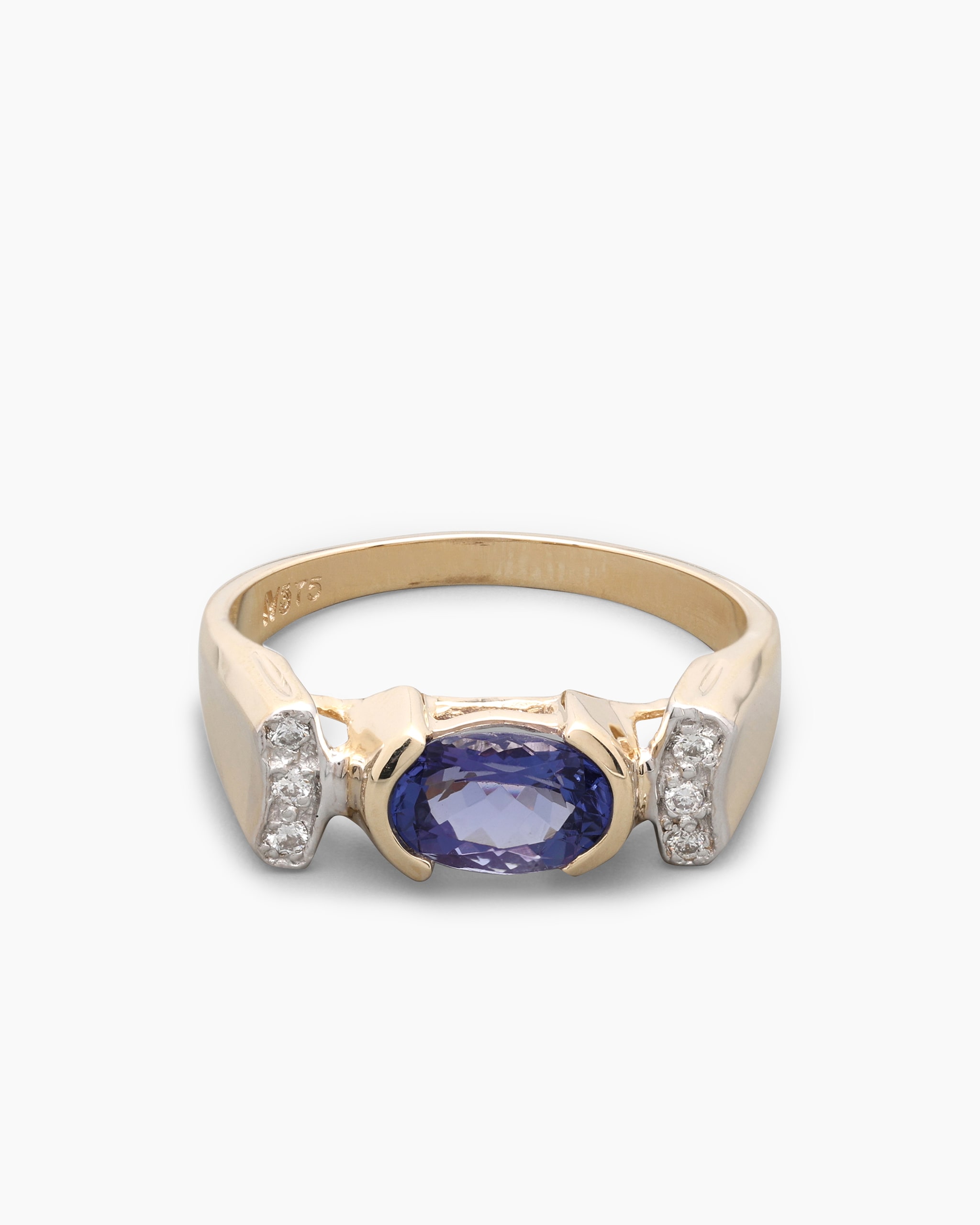 Produktabbildung für Ring mit Tansanit & Brillanten