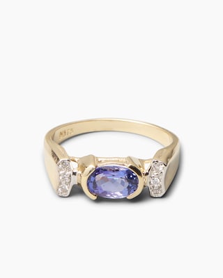 Produktabbildung 2 für Ring mit Tansanit & Brillanten