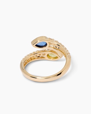 Produktabbildung 5 für Ring mit Saphir & Zirkon