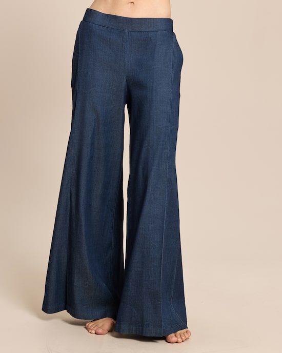 Produktabbildung für Hose aus Lyocellmix mit Layering